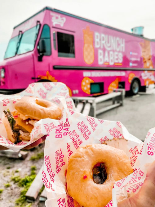 Brunch Babes Food Truck Donut Sammies